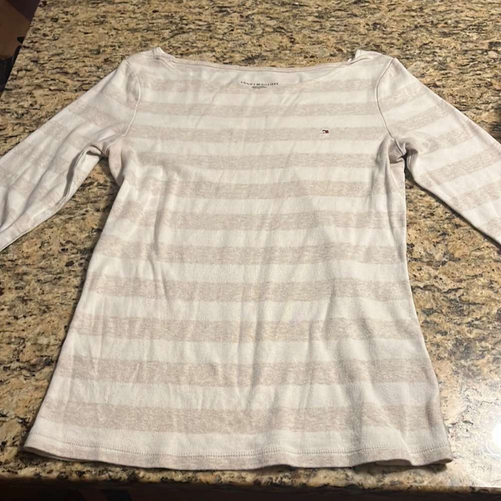 Tommy Hilfiger Women’s Long Sleeve Shirt, Size Medium